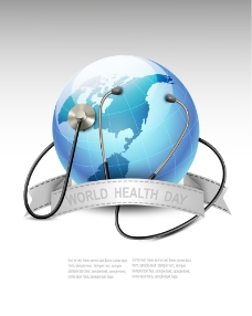 地球日世界卫生日地球海报