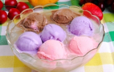 冰淇淋 花式 甜品图片