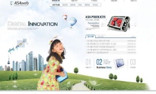 梦想儿童梦想快乐儿童设计网页模板