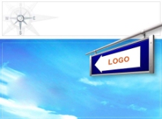 logo导航标PPT背景图片