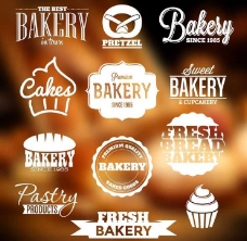 餐饮面包商标标志蛋糕标志