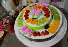 蛋糕 水果 裱花
