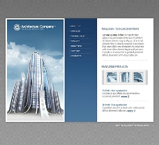 FLASH建筑公司网站模板