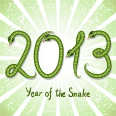 创意图形2013年的蛇的图形创意03载体材料