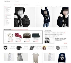 时装购物时尚样式服装购物网站网页设计稿