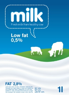 餐饮牛奶设计图片