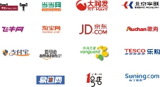 发电电商网站超市标识logo