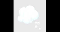 云朵彩色泡泡视频特效