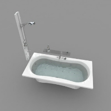 浴缸3d模型卫生间用品设计素材 70