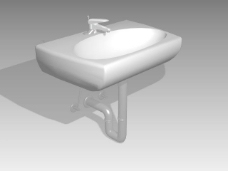 台盆3d模型卫生间用品设计图 143