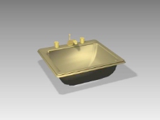 台盆3d模型卫生间用品设计素材 151