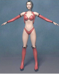 人物女性3d模型设计免费下载人体模型79
