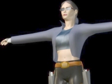 人物女性3d模型设计免费下载人体模型10