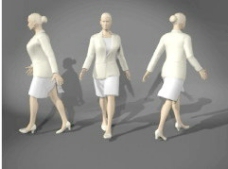 人物女性3d模型设计免费下载人体模型26