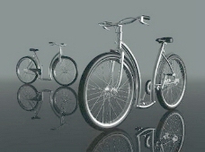 交通运输自行车3d模型交通运输4
