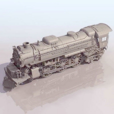 交通运输火车3d模型3d装修模板2