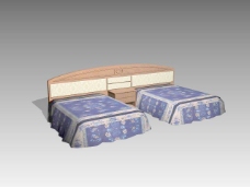 家具模型常见的床3d模型家具图片135