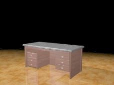 办公桌模型办公家具办公桌3d模型3d素材244