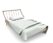 外国床国外床3d模型家具模型98