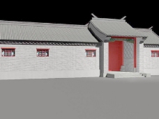 背景中式建筑3d模型下载3d建筑模型10