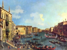 风景油画 威尼斯