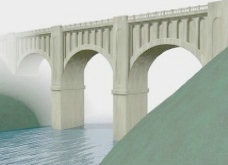 室外模型桥梁3d素材3d装修模板4