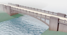 室外模型桥梁3d素材3d装修模板8