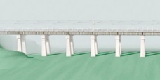 室外模型桥梁3d素材3d装修模板11
