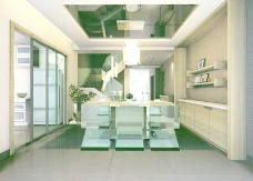 室内设计客厅3d素材3d模型 6