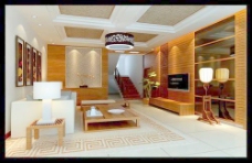 室内设计客厅3d素材3d素材 70