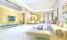 室内设计客厅3d素材3d模型 190
