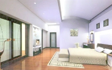 室内设计卧室3d素材3d模型 217