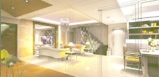 室内设计客厅3d素材3d模型 135