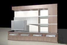 室内设计背景墙3d素材3d模型 111