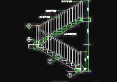 楼梯详图楼梯cad详图装饰构造cad详图素材20090310更新6
