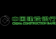 中国建设银行标志图块CAD饰物陈设图纸素材