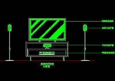 电视机图块视听设备图块影院音响组合图块电脑CAD图块47