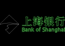 上海银行标志图块CAD饰物陈设图纸素材