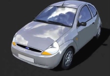 3D车模SmartPure小汽车3D模型