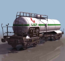 3D车模火车3d模型6