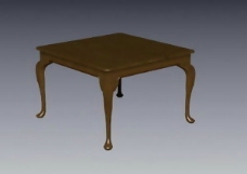欧式桌子传统家具3D模型2