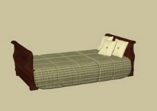 欧式床传统家具3D模型11