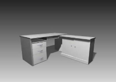 办公桌模型办公桌3D办公家具模型20080918更新54