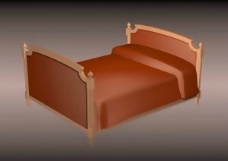 欧式床传统家具3D模型18