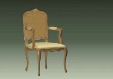 传统家具欧式传统椅子家具3D模型素材87