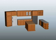 厨卫模型厨具典范3D卫浴厨房用品模型素材28