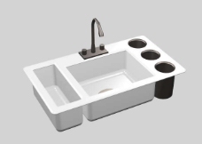 厨卫模型厨具典范3D卫浴厨房用品模型素材6