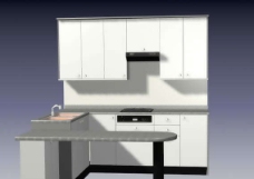 厨卫模型厨具典范3D卫浴厨房用品模型素材38