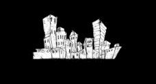 滑稽的城市建筑之卡通城市视频展示