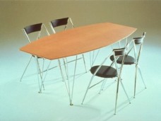 餐桌组合简约4座餐桌椅组合3D模型